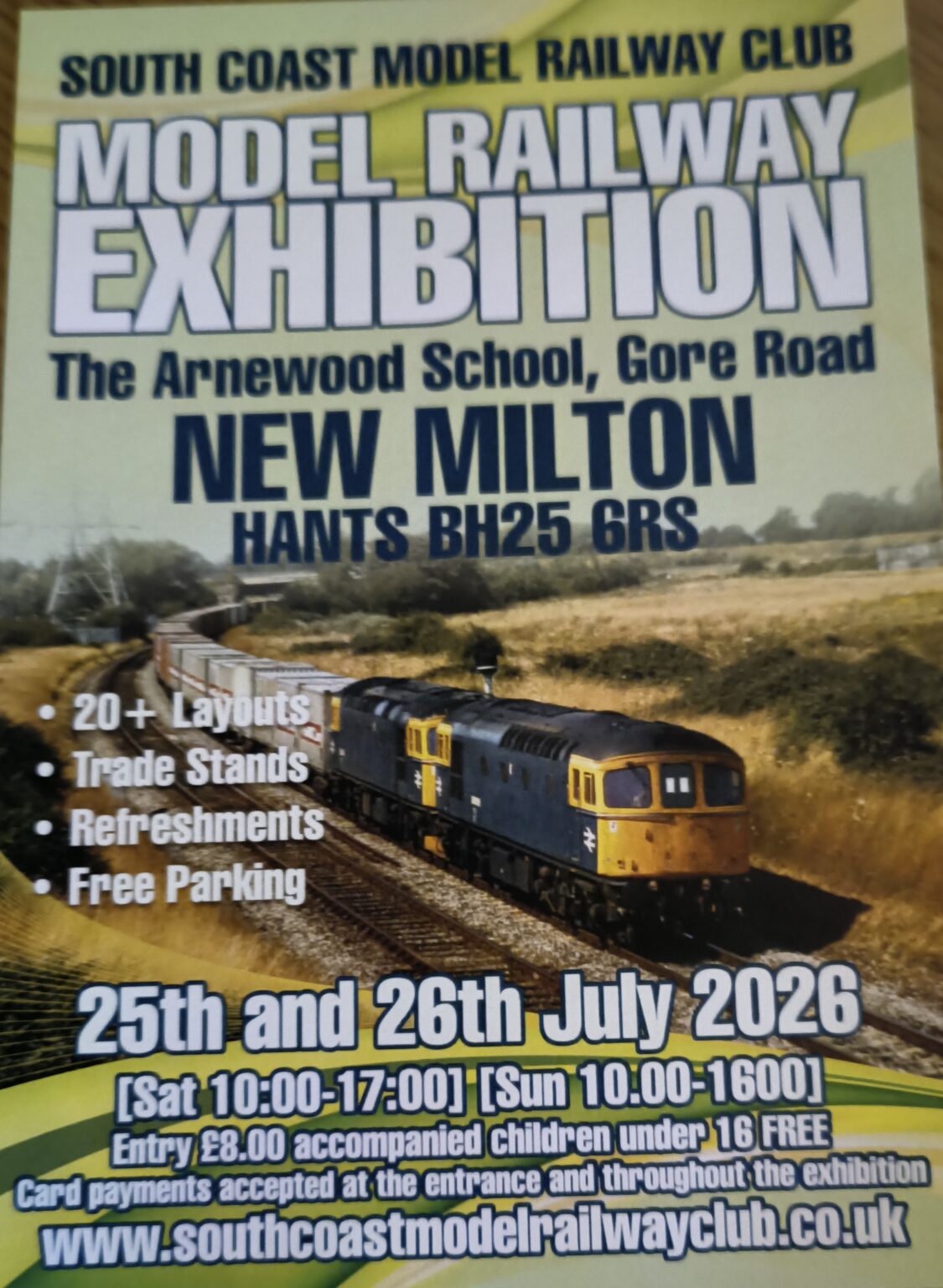 July 2026 – South Coast Model Railway Club